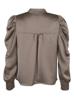 Rosslyn Heavy Sateen Blouse*Neo Noir Outlet