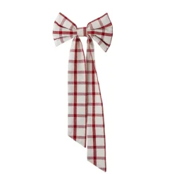 Ruby Dekorations Sløjfe, Rød, Bomuld 82068551*Bloomingville Clearance