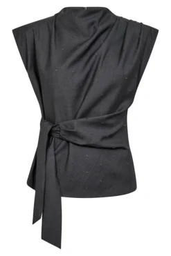 Co´Couture Sagacc Pleat Top 35760< Sæt 🛍️|T-Shirts & Toppe