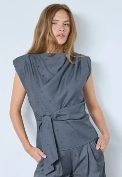 Co´Couture Sagacc Pleat Top 35760< Sæt 🛍️|T-Shirts & Toppe