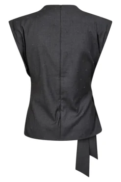 Co´Couture Sagacc Pleat Top 35760< Sæt 🛍️|T-Shirts & Toppe