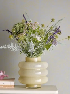 Bloomingville Sahara Vase, Gul, Glas 82061724< Dekoration Til Hjemmet