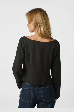 Salsa Structure Blouse 166610*Neo Noir