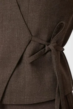 Neo Noir Samara Melange Waistcoat 165293< Veste