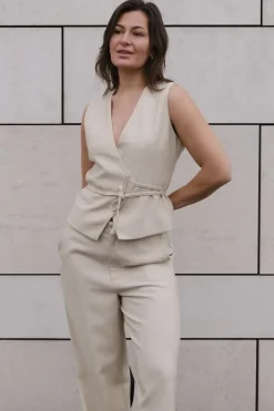 Samara Melange Waistcoat 165293*Neo Noir Clearance