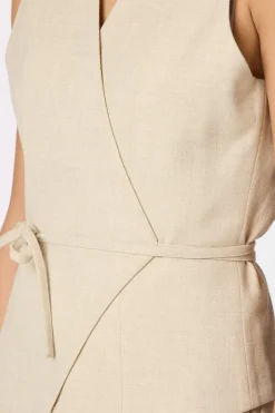 Samara Melange Waistcoat 165293*Neo Noir Clearance