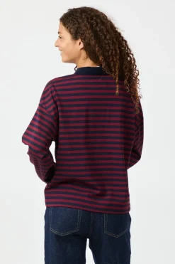 Neo Noir Sara Wide Stripe Polo Blouse 164258< Bluser & Skjorter