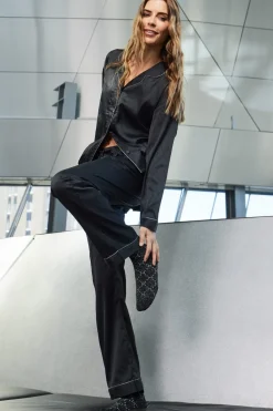 Hype The Detail Satin Pyjamas 800-43< Nattøj & Lingeri