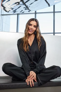 Hype The Detail Satin Pyjamas 800-43< Nattøj & Lingeri