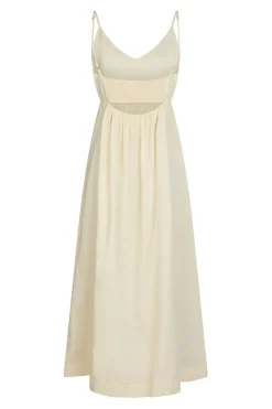 Neo Noir Savani Long Linen Dress 165480< Kjoler