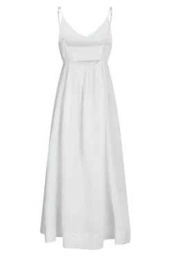 Savani Long Linen Dress 165480*Neo Noir Outlet