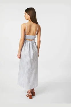 Neo Noir Savani Stripe Dress 165479< Kjoler