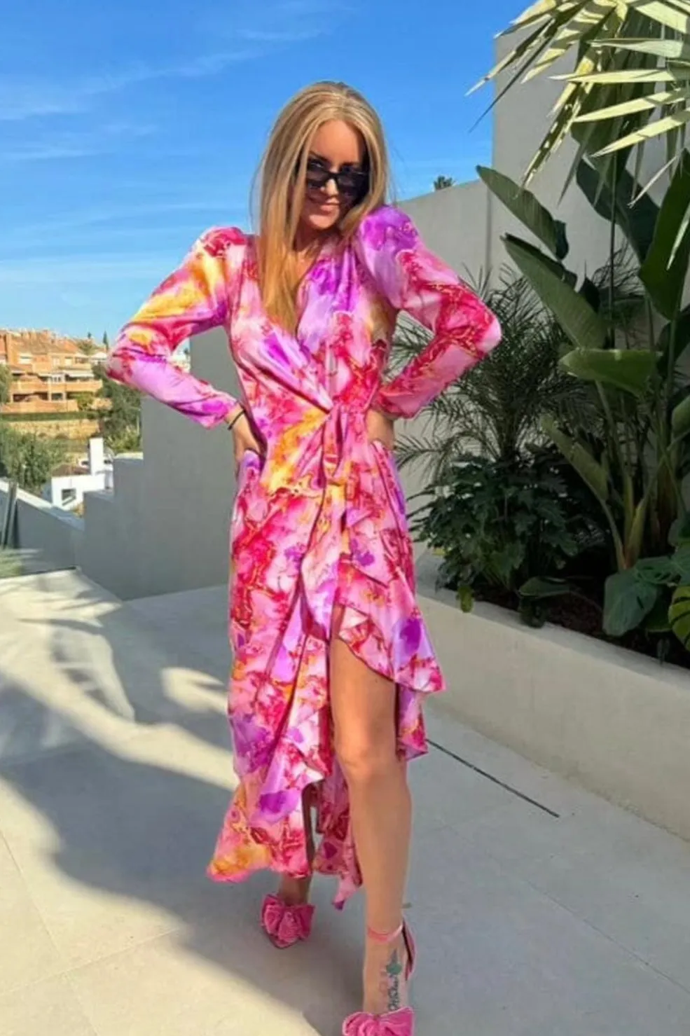 Senorita Watercolour Dress*Valentin Studio Outlet