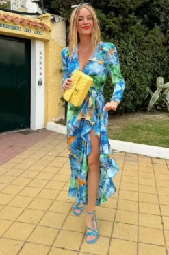 Valentin Studio Senorita Watercolour Dress< Kjoler