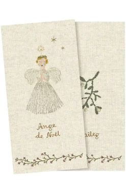 Serviet, Engel, Hvid*Maileg Discount