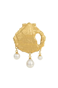 House Of Vincent Shellsong Brooch VJ219-UOG< Øreringe