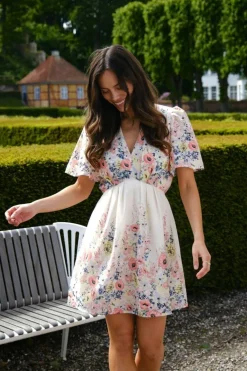 Shena Flower Print Dress 166451*Neo Noir New