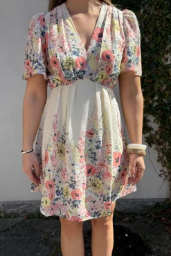 Shena Flower Print Dress 166451*Neo Noir New