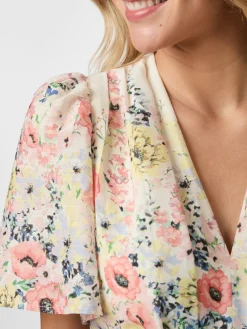 Shena Flower Print Dress 166451*Neo Noir New