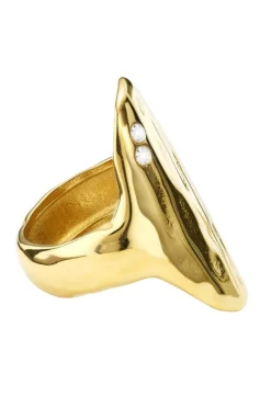 Jane Kønig Shield Ring With Stones KKSRWS-XJK25-G< Ringe