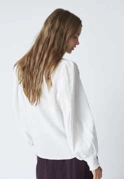 Co´Couture Shinacc V-Blouse 35922< Bluser & Skjorter