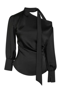 Neo Noir Shirli Heavy Sateen Blouse 166967< Bluser & Skjorter