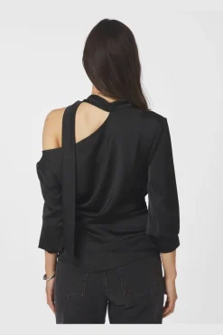 Neo Noir Shirli Heavy Sateen Blouse 166967< Bluser & Skjorter