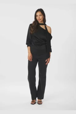 Neo Noir Shirli Heavy Sateen Blouse 166967< Bluser & Skjorter