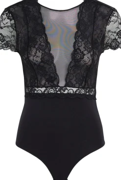 Pieces Sicca SS Bodystocking< Bluser & Skjorter|Nattøj & Lingeri