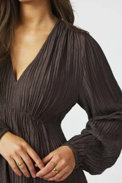 Silfi Crepe Dress 166670*Neo Noir Hot