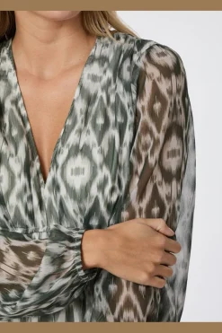 Silfi Graphic Fade Dress 166049*Neo Noir Hot