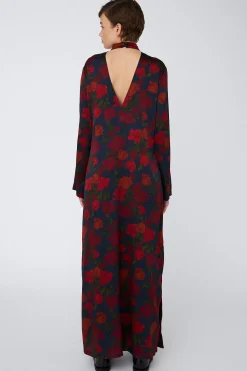 Stella Nova Silk Dress Longsf53-4205< Kjoler