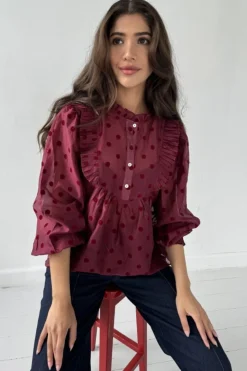 Continue Silke Dot 14959< Bluser & Skjorter