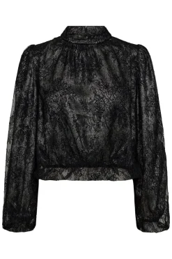 Co´Couture Similicc Lace Balloon Blouse 35636< Bluser & Skjorter