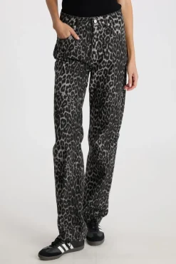 Simona Leopard Pants*Neo Noir Hot