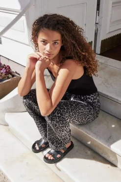 Simona Leopard Pants*Neo Noir Hot