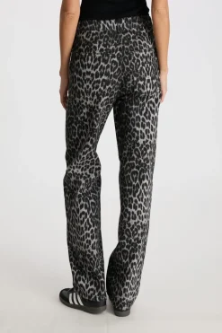 Simona Leopard Pants*Neo Noir Hot