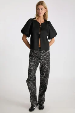 Simona Leopard Pants*Neo Noir Hot