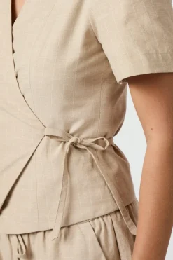 Simoni Stripe Blouse 165361*Neo Noir Outlet