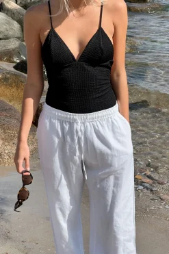 Skin Sand Crepe Swimsuit*Neo Noir