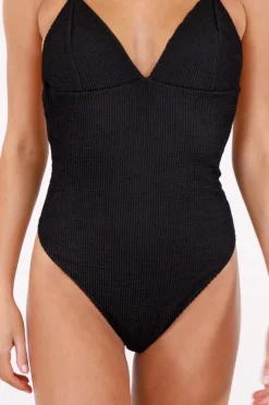 Skin Sand Crepe Swimsuit*Neo Noir