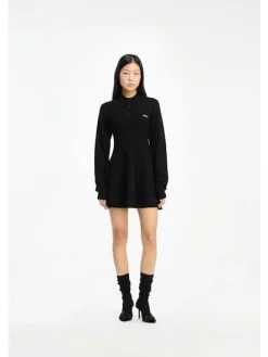 Rotate Slinky Knit Polo Dress 115488100< Kjoler