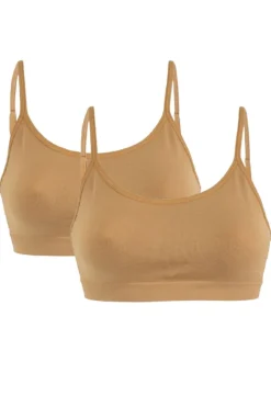 Soffi Bra top narrow strap 2 pak*Soft basic Clearance