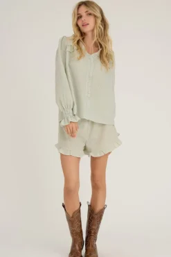 Sonja Frill Blouse*A-View New