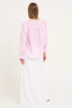 A-View Sonja Frill Blouse< Bluser & Skjorter