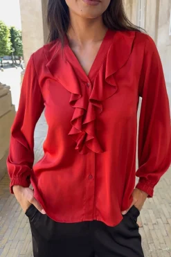 Karmamia Sophia Blouse 2213< Bluser & Skjorter