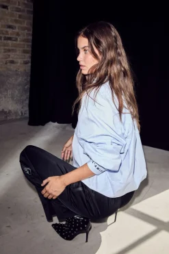 Haute L'Amitié Sophie Stripe Shirt HL10456< Bluser & Skjorter|Ammevenligt Tøj