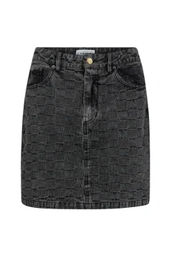 Haute L'Amitié Square Denim Crop Skirt HL10054< Nederdele