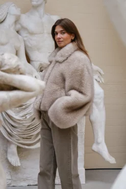 Steff Faux Fur Jacket 165376*Neo Noir