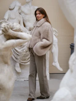 Steff Faux Fur Jacket 165376*Neo Noir